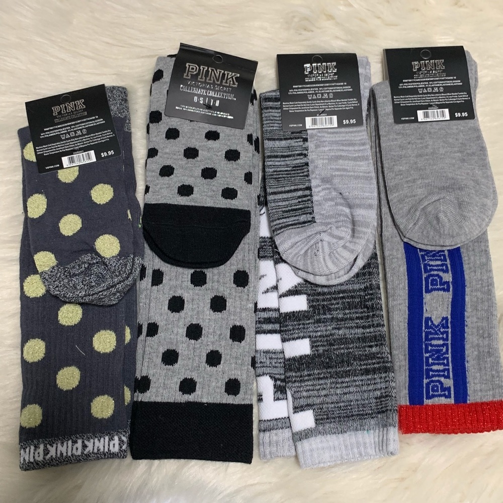 1 Free Lanyard and 4 VS Pink Knee High Socks